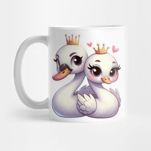 Pair of Swans Mug